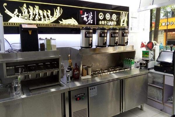 古茗奶茶店内装饰图